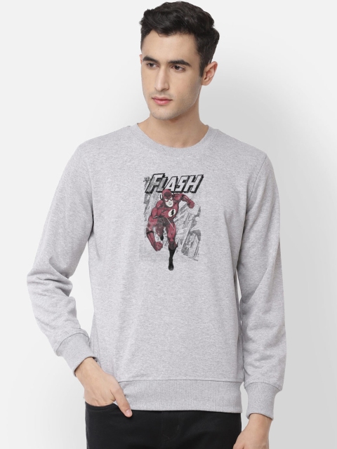 

Free Authority Men Grey Flash Printed Sweatshirt
