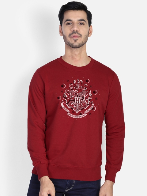 

Free Authority Men Red Printed Sweatshirt