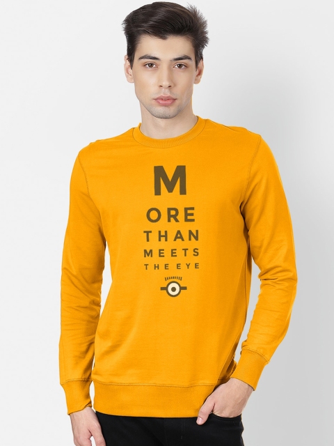 

Free Authority Men Yellow Printed Sweatshirt