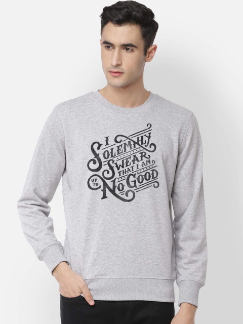 

Free Authority Men Grey Harry Potter Printed Sweatshirt