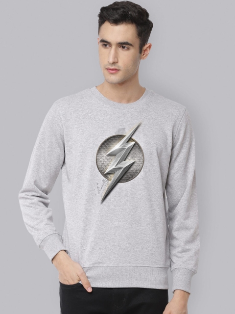 

Free Authority Men Grey Printed Sweatshirt
