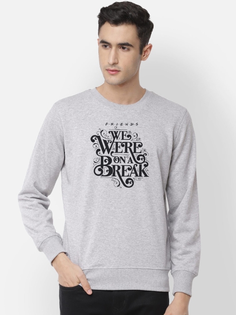 

Free Authority Men Grey Printed Sweatshirt