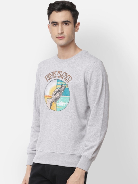 

Free Authority Men Grey Printed Sweatshirt