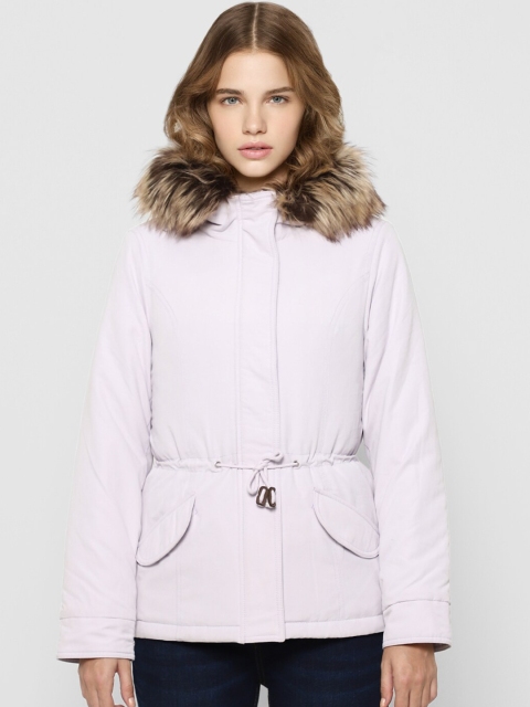 

ONLY Women Lavender Longline Parka Jacket