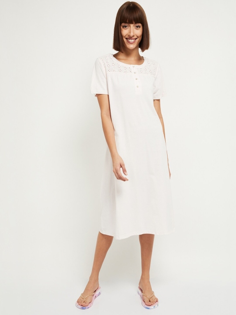 

max Pink Pure Cotton Nightdress