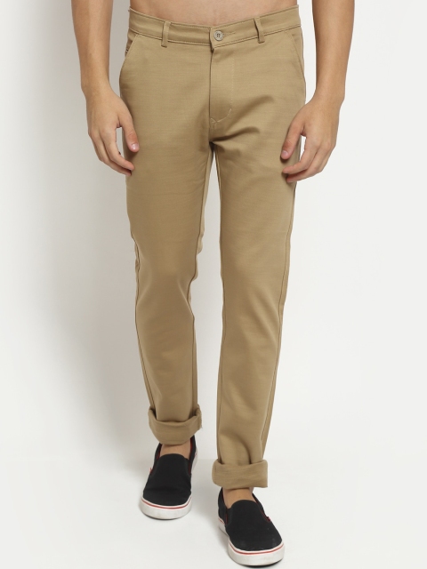 

Rodamo Men Khaki Slim Fit Chinos Trousers