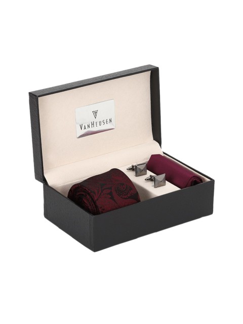 

Van Heusen Men Accessory Gift Set, Maroon