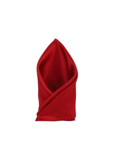 

Van Heusen Men Red Solid Pocket Square