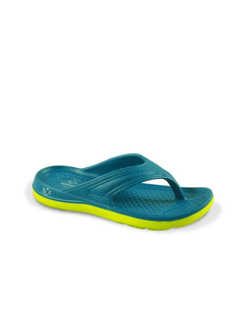 

Buckaroo Men Turquoise Blue & Yellow Thong Flip-Flops