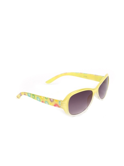 

DukieKooky Girls Black UV Protected Lens & Yellow Oval Sunglasses 900828