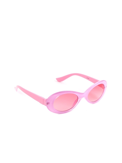 

DukieKooky Girls Pink Lens & Pink Oval Sunglasses with UV Protected Lens 900808
