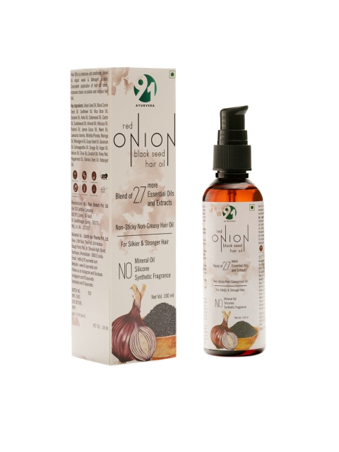 

91Ayurveda Gold Red Onion Black Seed Hair Oil 100 ml