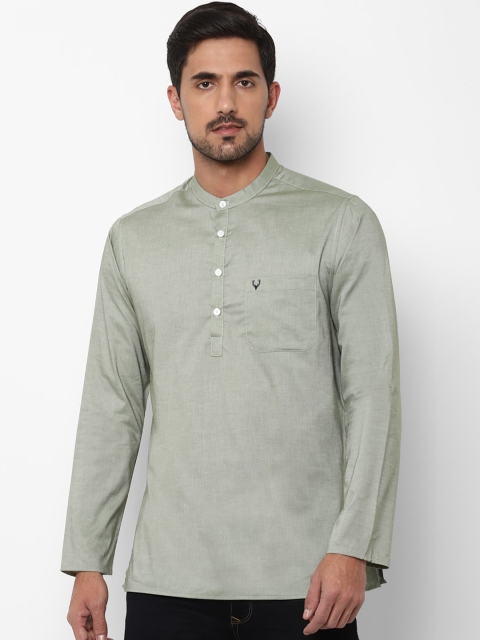 

Allen Solly Men Olive Green Slim Fit Opaque Casual Shirt
