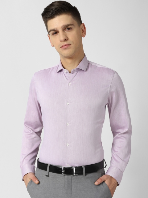 

Peter England Men Purple Slim Fit Opaque Formal Shirt