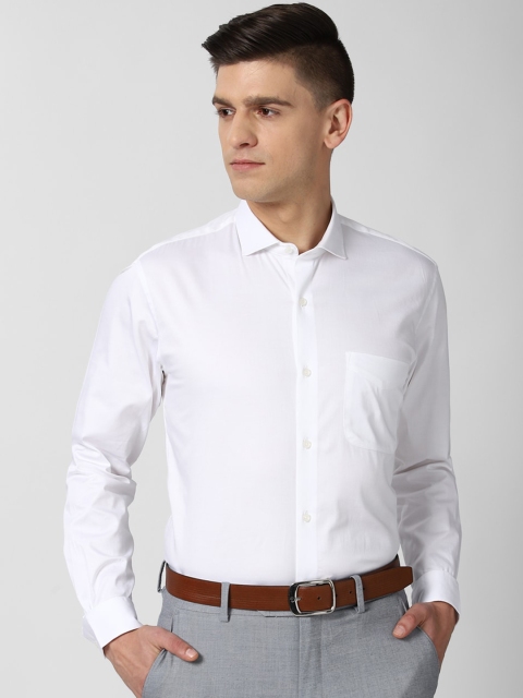 

Peter England Men White Opaque Formal Shirt