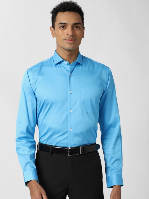 

Peter England Men Blue Opaque Formal Shirt