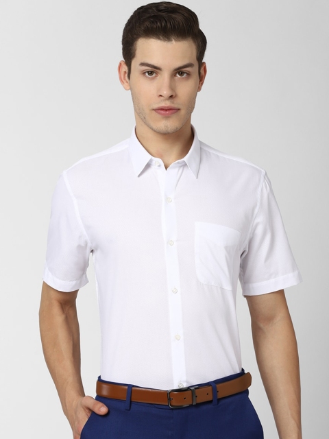

Peter England Men White Slim Fit Opaque Formal Shirt