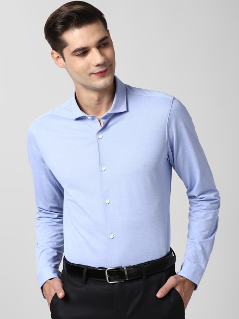 

Peter England Men Blue Slim Fit Opaque Formal Shirt