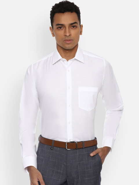 

Van Heusen Men White Opaque Formal Shirt