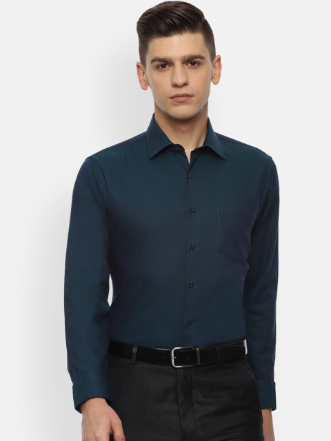 

Van Heusen Men Green Slim Fit Opaque Formal Shirt