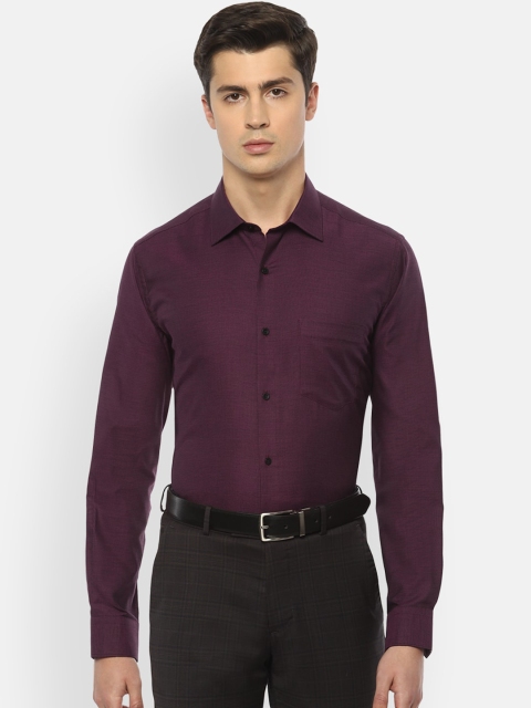 

Van Heusen Men Purple Opaque Formal Shirt