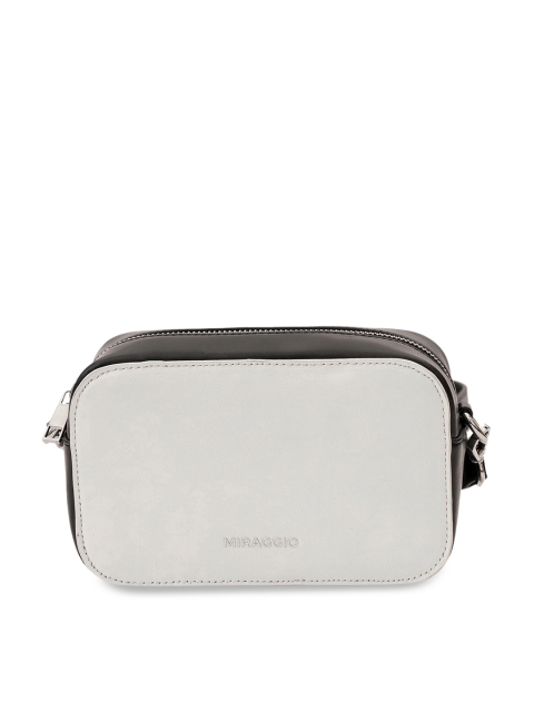 

MIRAGGIO White Structured Sling Bag