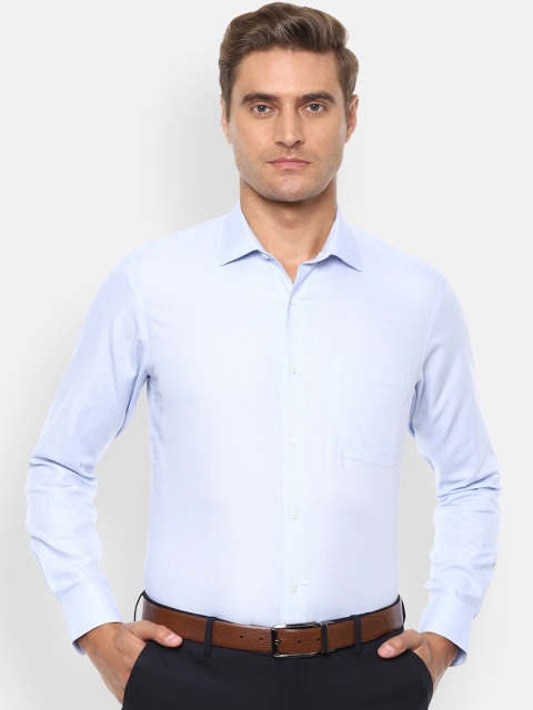 

Van Heusen Men Blue Opaque Formal Shirt