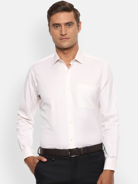 

Van Heusen Men Pink Opaque Formal Shirt