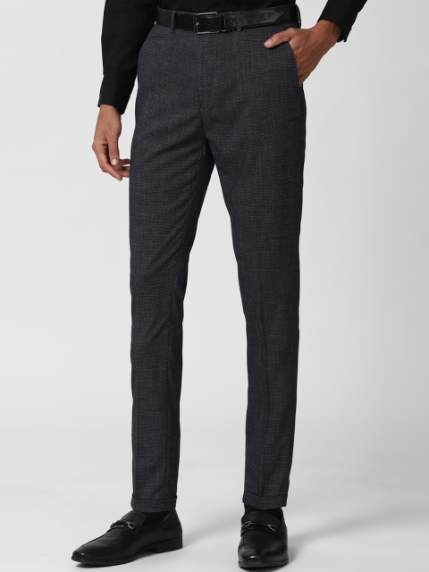 

Peter England Men Grey Formal Trousers