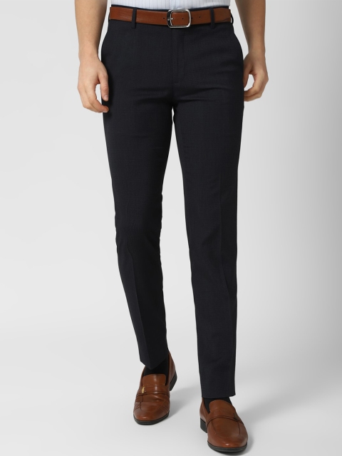 

Peter England Elite Men Black Slim Fit Formal Trousers