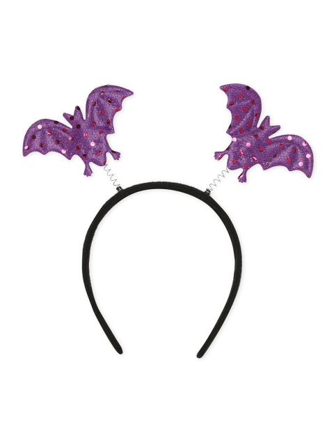 

Toniq Kids Girls Black & Purple Bat Hairband