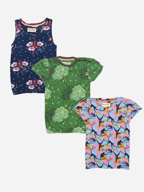 

SMUGGLERZ INC Multicoloured Floral Regular Top, Multi