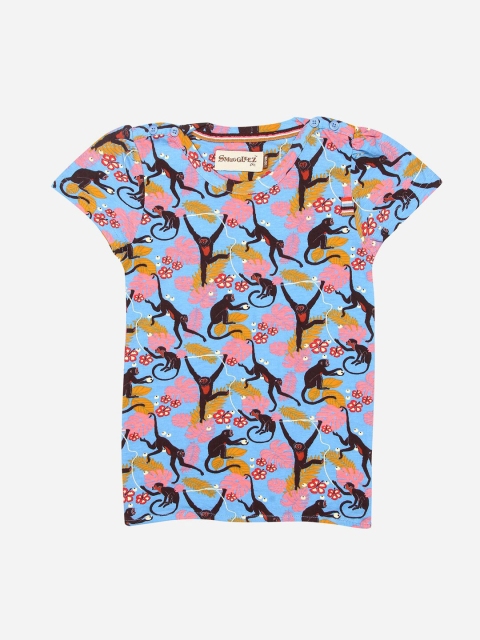 

SMUGGLERZ INC Blue Regular Top