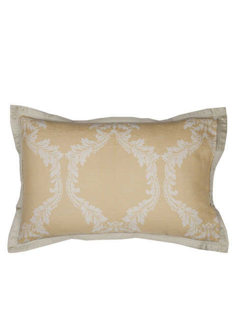 

MASPAR Beige Single Jacquard 20" x 30" Rectangular Pillow Sham