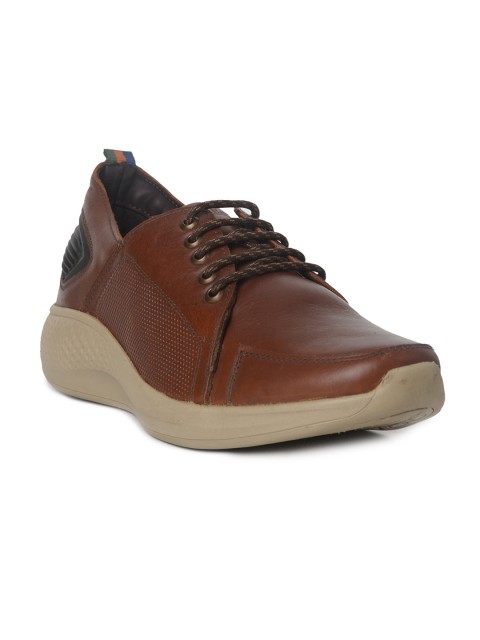 

Buckaroo Men Tan Leather Derbys