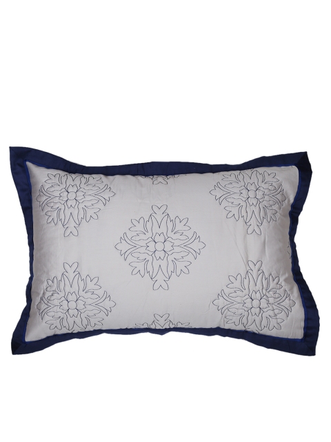 

MASPAR White & Blue 20'' x 30'' Rectangular Pillow Sham