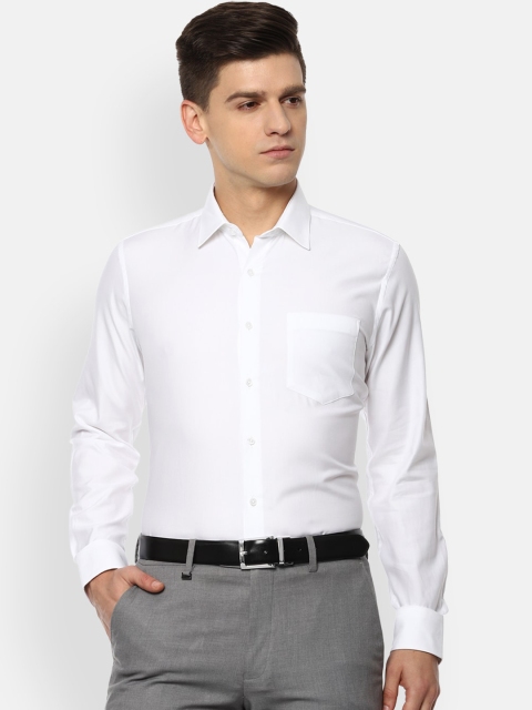 

Van Heusen Men White Slim Fit Opaque Formal Shirt