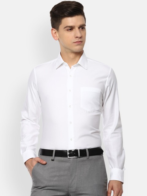 

Van Heusen Men White Slim Fit Formal Shirt