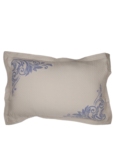 

MASPAR Off-White Single Printed 20" x 30" Rectangular Pillow Sham