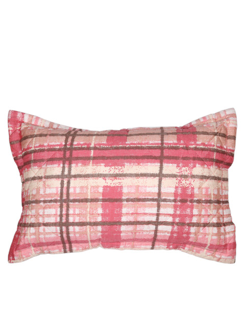 

MASPAR Pink Checked 20'' x 30'' Rectangular Pillow Cover