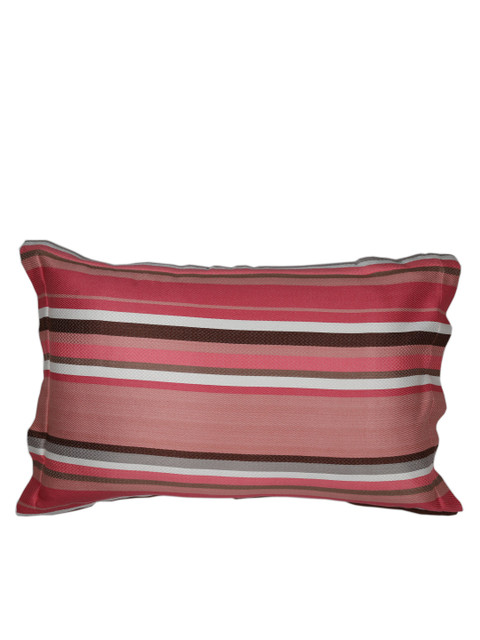 

MASPAR Pink Striped 20'' x 30'' Rectangular Pillow Cover