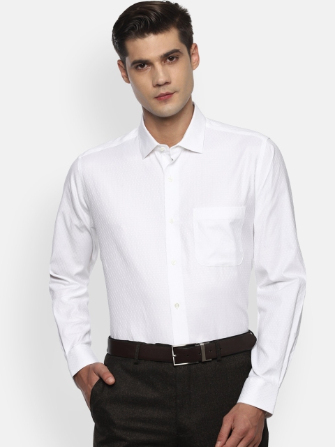 

Van Heusen Men White Regular Fit Formal Cotton Shirt