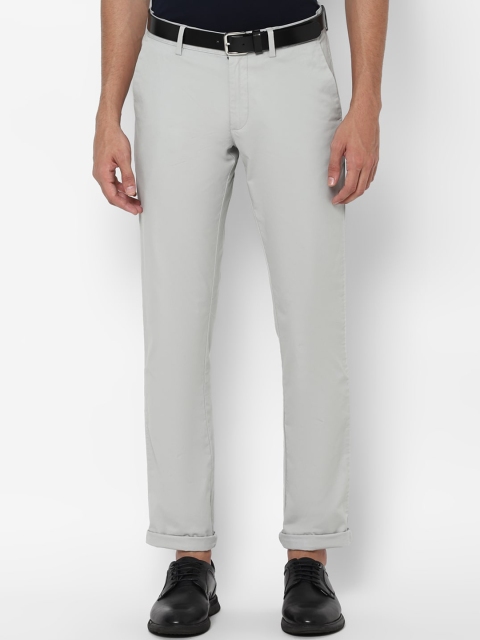 

Allen Solly Men Grey Slim Fit Trousers