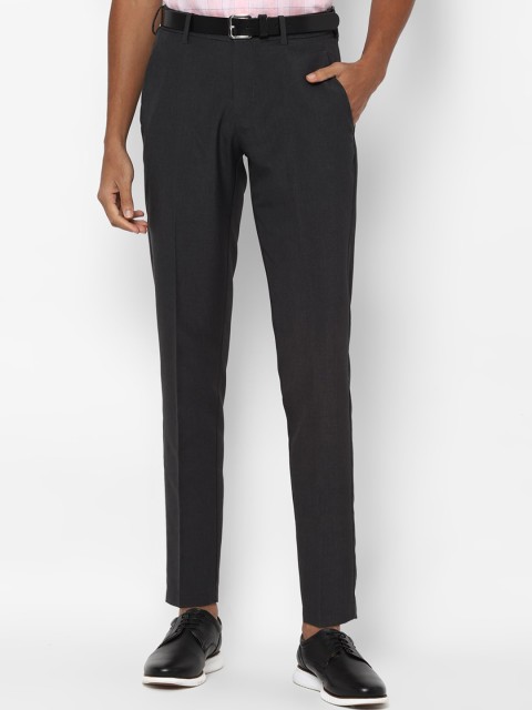 

Allen Solly Men Grey Slim Fit Formal Trousers