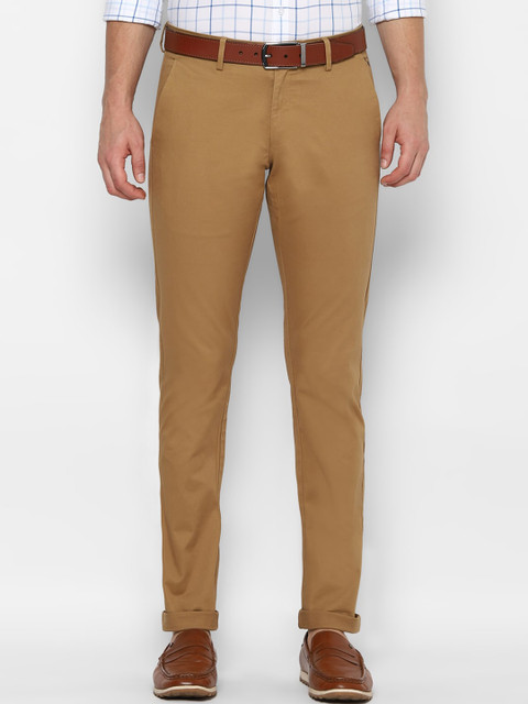 

Allen Solly Men Khaki Slim Fit Trousers