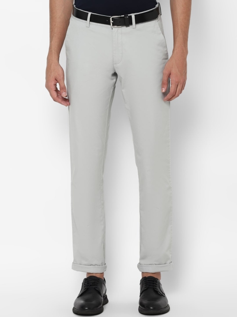 

Allen Solly Men Grey Slim Fit Trousers