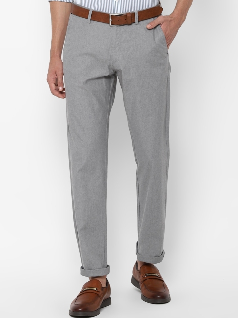 

Allen Solly Men Grey Trousers