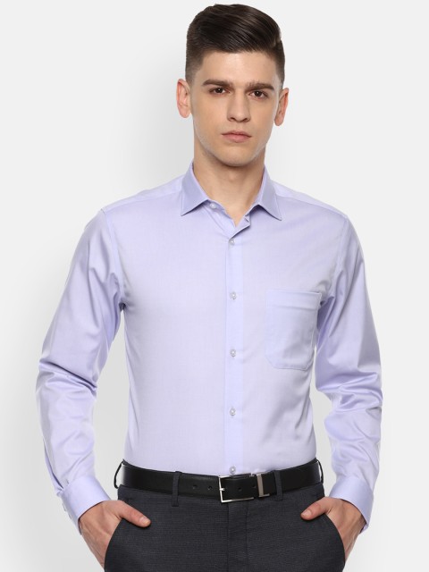 

Louis Philippe Men Purple Slim Fit Opaque Formal Shirt