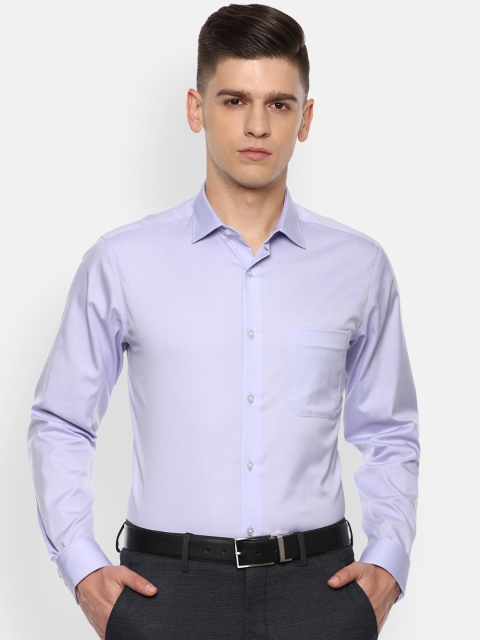 

Louis Philippe Permapress Men Purple Slim Fit Opaque Formal Shirt