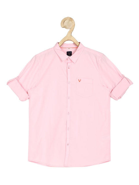 

Allen Solly Junior Boys Pink Slim Fit Opaque Casual Shirt